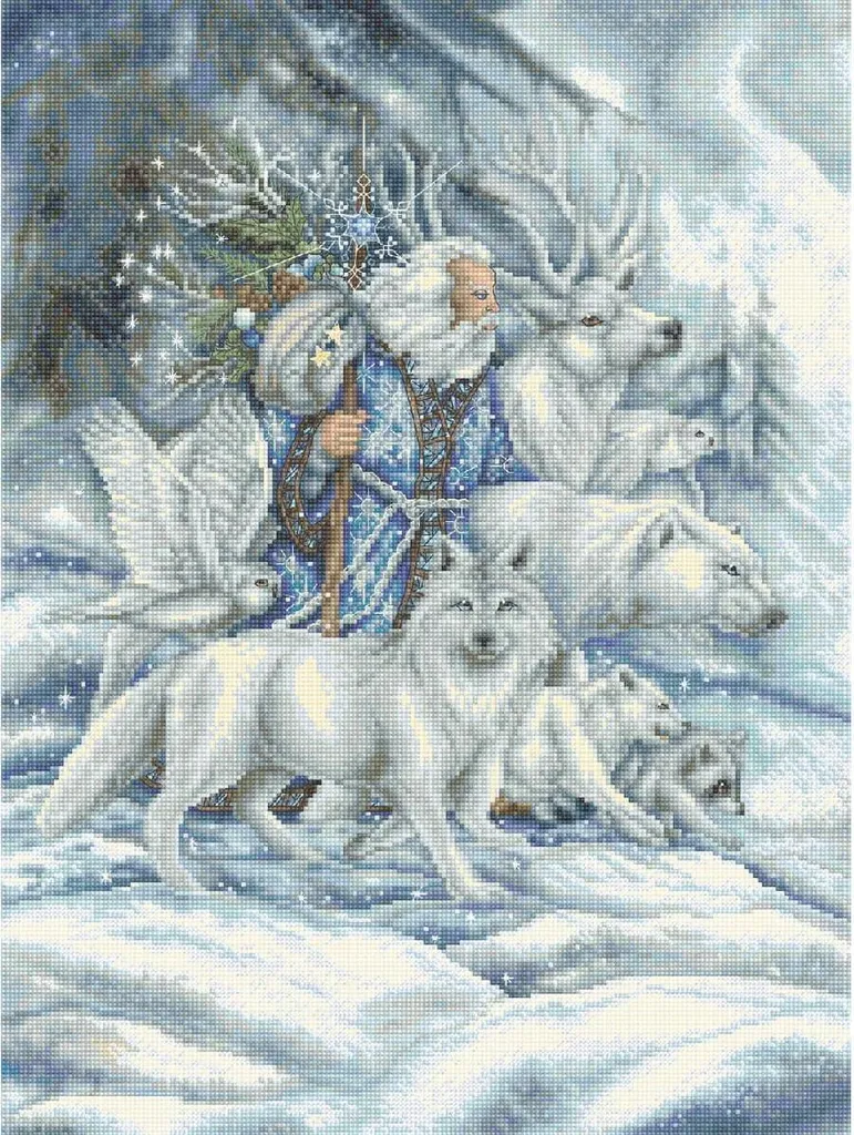 Letistitch Kit Broderie Point de Croix Alleine Unterwegs 31x41cm