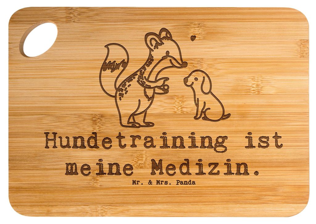 Mr. & Mrs. Panda Hackbrett Fuchs Hundetraining - Transparent - Geschenk, Hundeschule, Hundeprüfung, Frühstücksbrett, Hundeerziehung, Brett, schn...