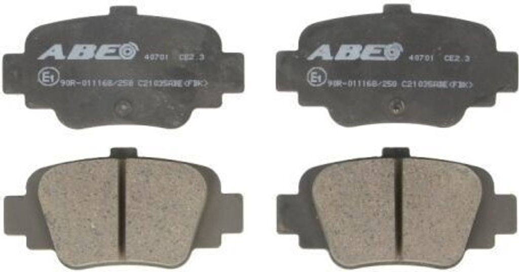 Bremsbelagsatz, Scheibenbremse ABE C21035ABE