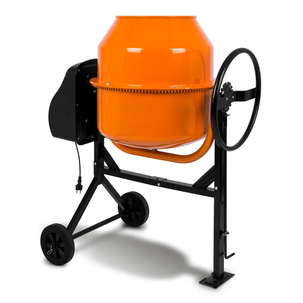 Bétonnière stable 140L EBERTH : évitez la fatigue du mélange manuel