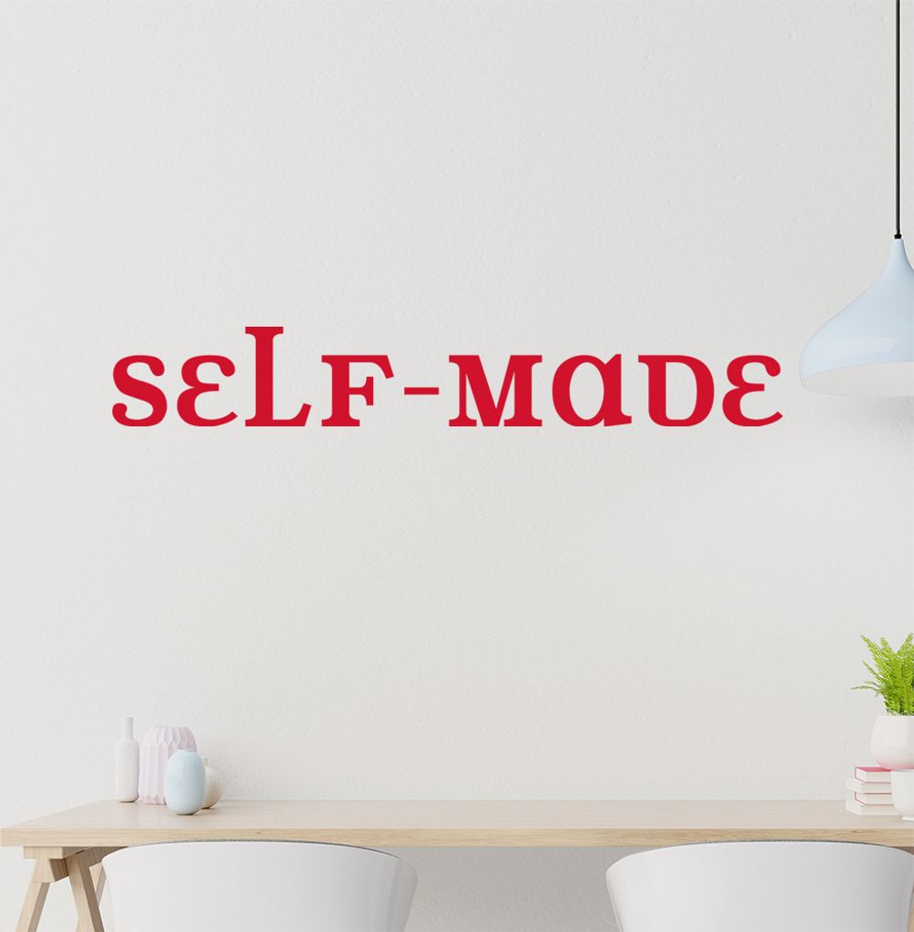 self-made Wandtattoo in 6 Größen - Wandaufkleber Wall Sticker - Dekoration, Küche, Wohnzimmer, Schlafzimmer, Badezimmer