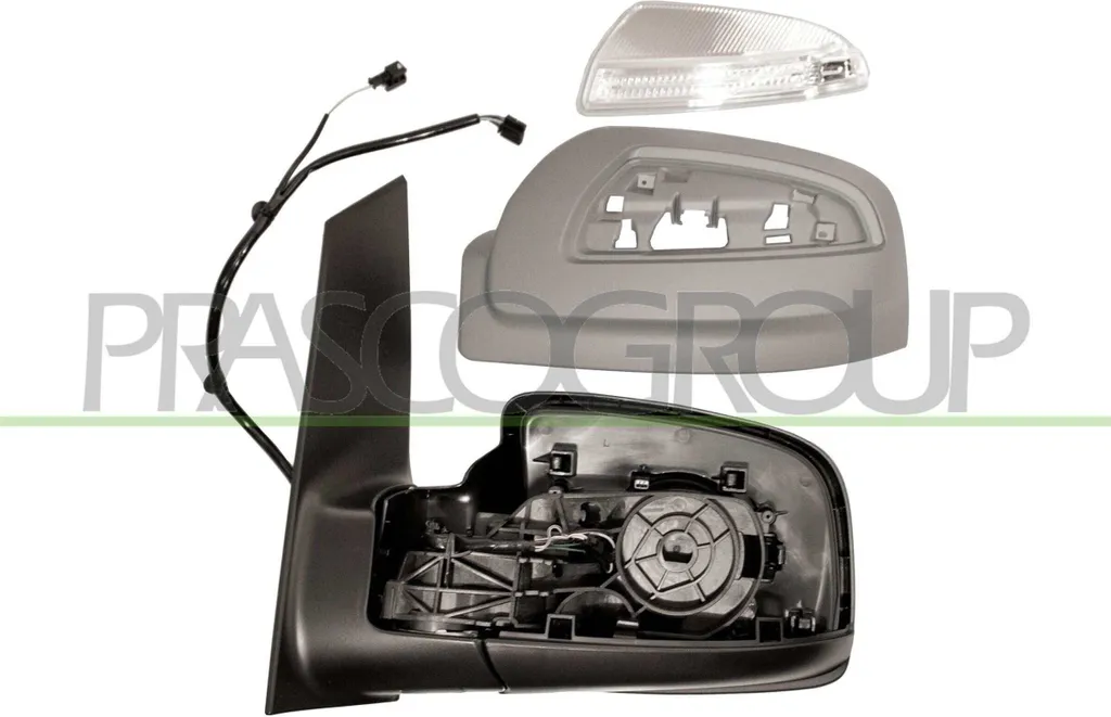 Rétroviseur Gauche Complet OE A6398108916 pour Mercedes W639 Noir