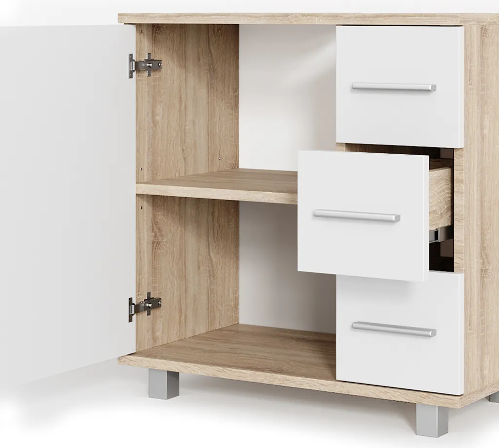 Ensemble meuble de salle de bain Vicco Ilias coloris chêne Sonoma - 6