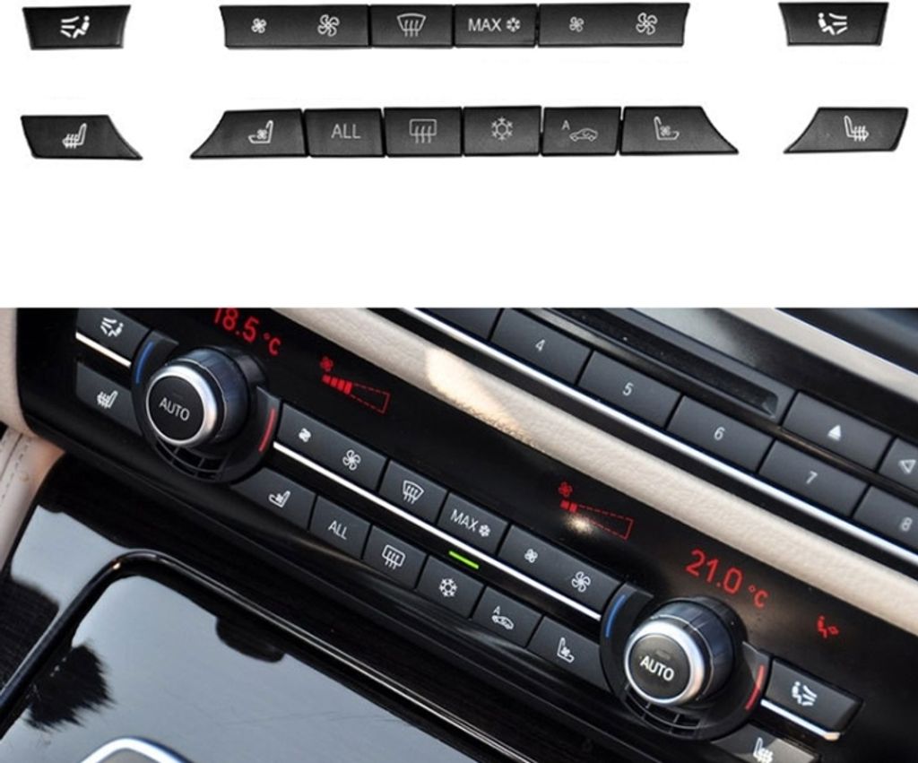 Auto Klimaanlage Blendenschalter 14-Taste 61319313923 für Produktbild 