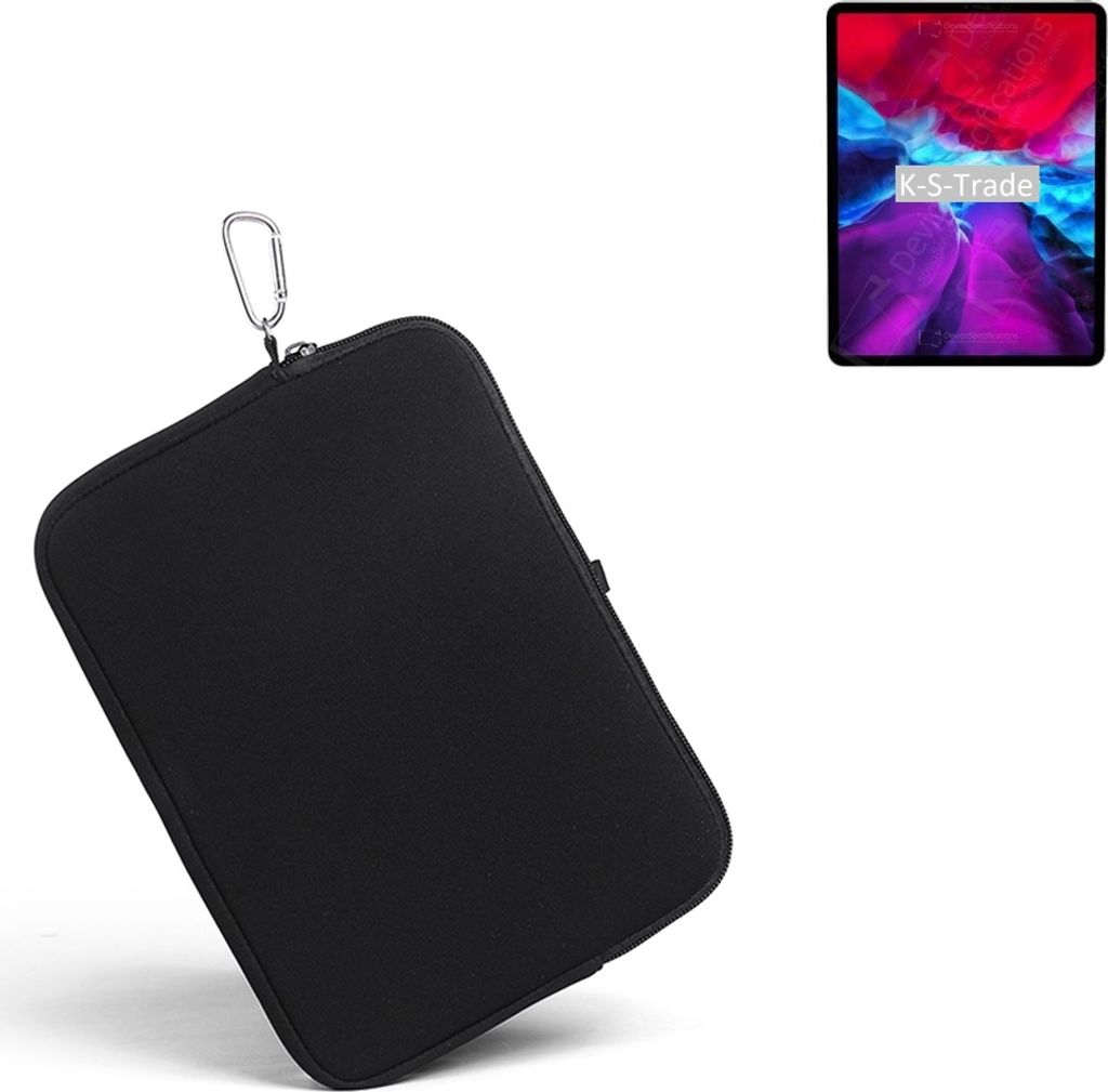 K-S-Trade Neopren Hülle kompatibel mit Apple iPad Pro 11 (2020) Wi-Fi Schutz Hülle Neoprenhülle Tablet-Hülle Tabletcase Tablet Schutz Gürtel