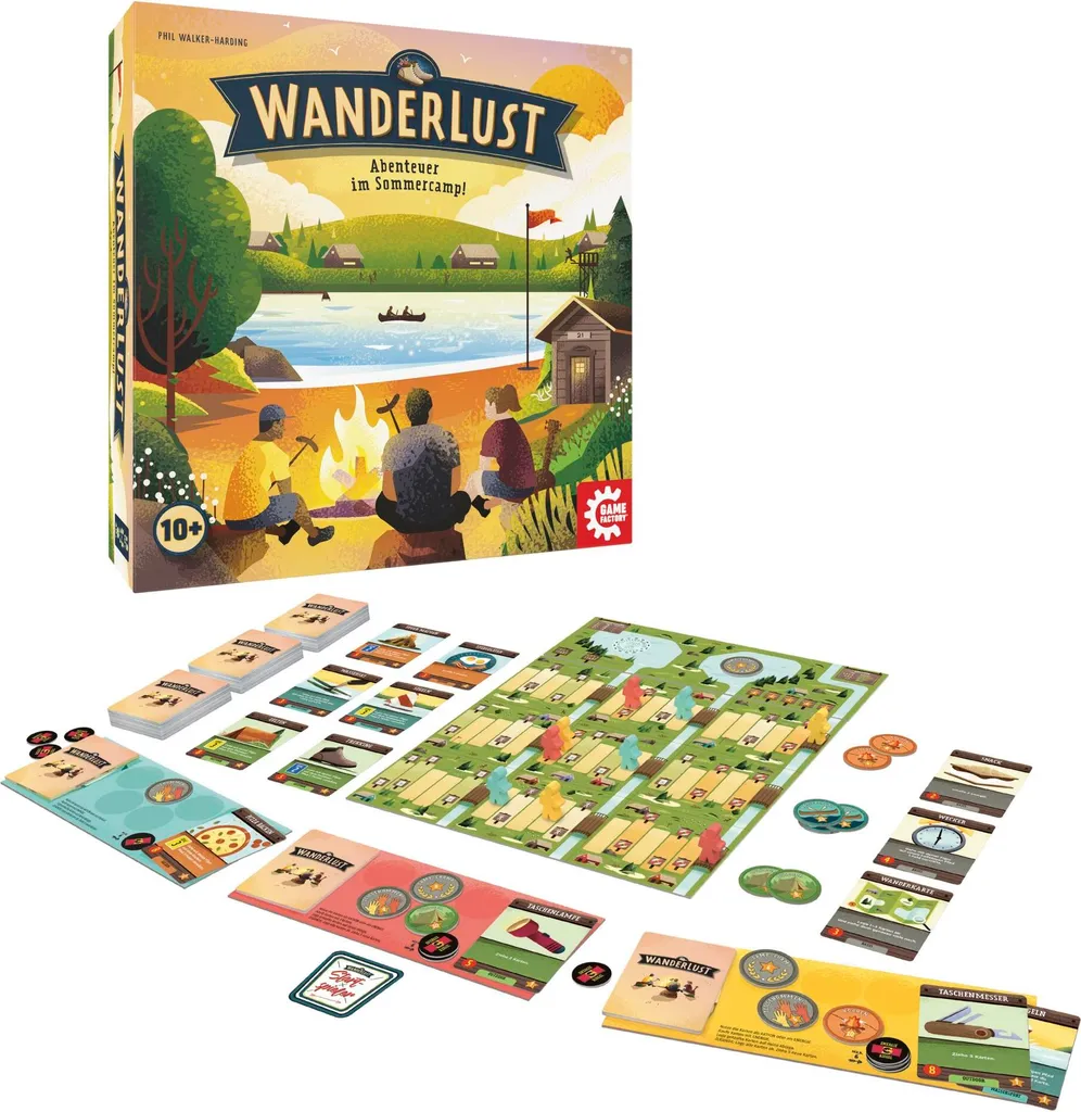 Jeu de plateau Wanderlust Game Factory pour soirées entre amis et famille