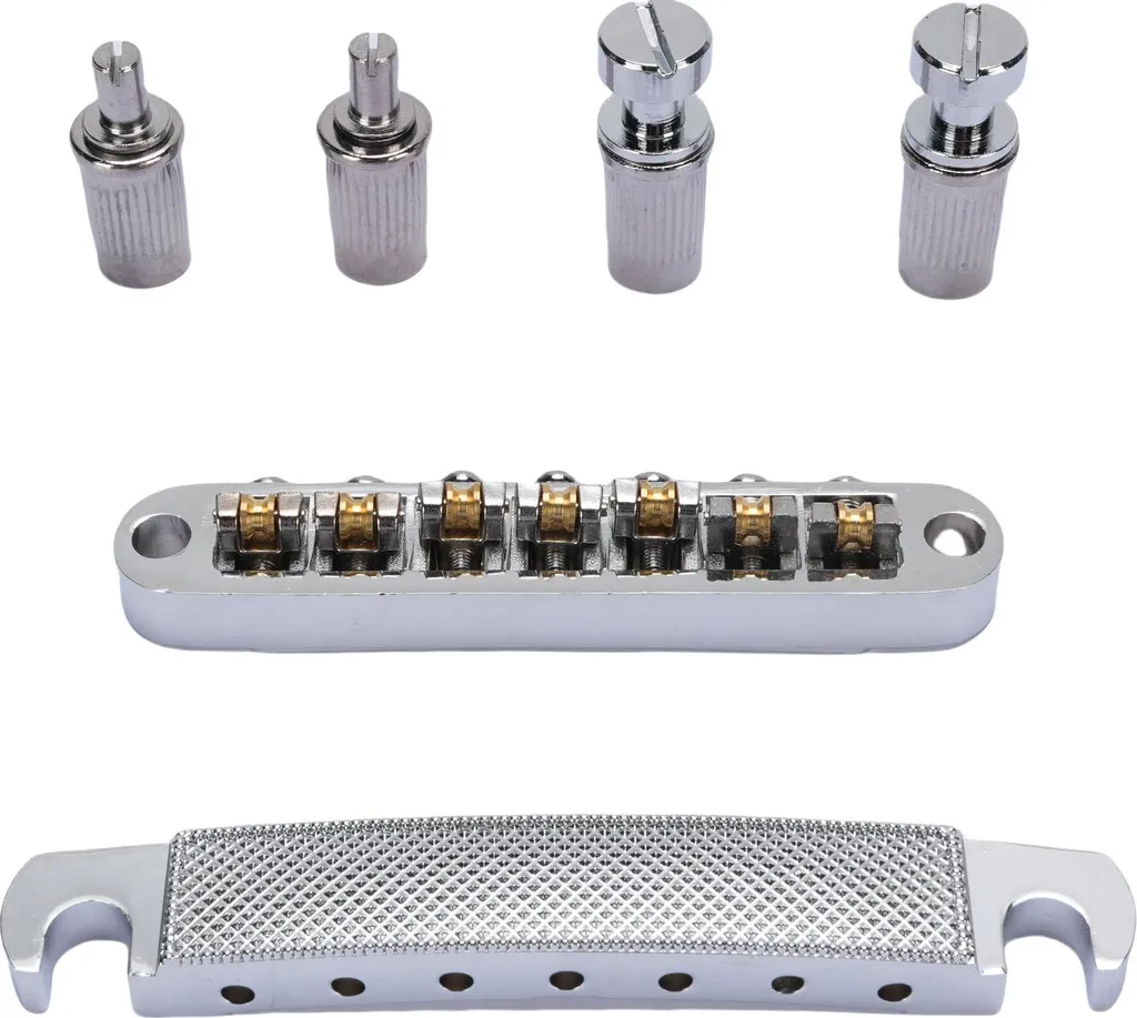 Solution Justesse Guitare 7 Cordes : Chevalet Stop Bar Type Tune-O-Matic