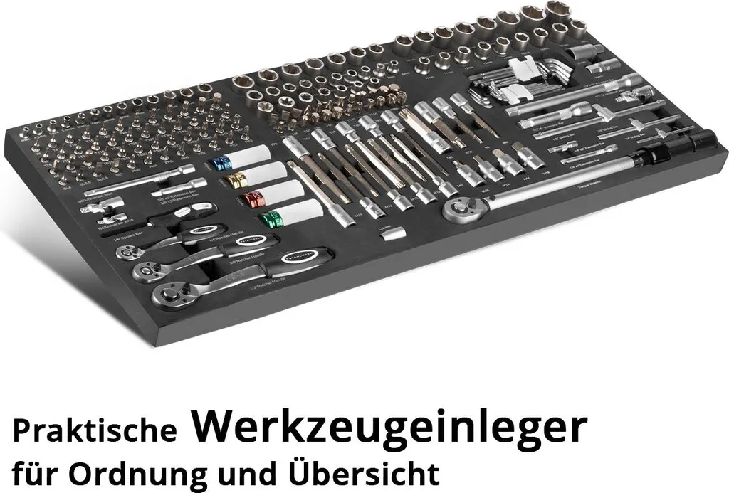 Coffret d'outils 186 pièces STAHLWERK pour ne plus jamais manquer de douilles - 3