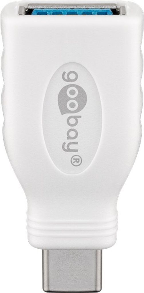 Goobay USB-C Adapter, USB 3.0 A, USB-C, Weiß Produktbild 