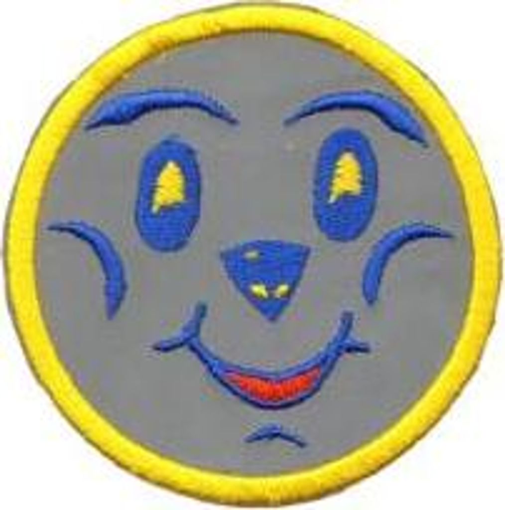 Aufnäher Patches lächelnder Smiley Gr. ca. 7cm 20690
