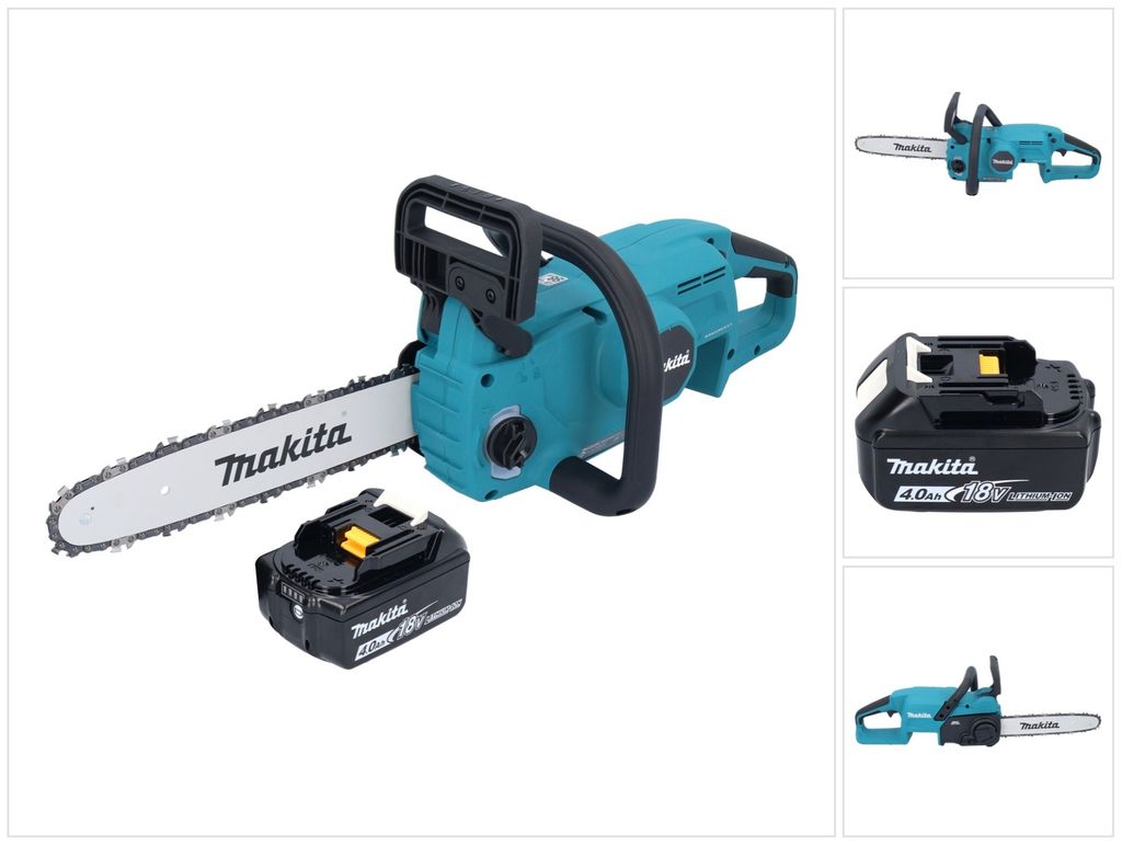 Makita DUC 307 M1X2 Akku Kettensäge 18 V 30 cm 7,7 m/s Brushless + 1x Akku 4,0 Ah - ohne Ladegerät