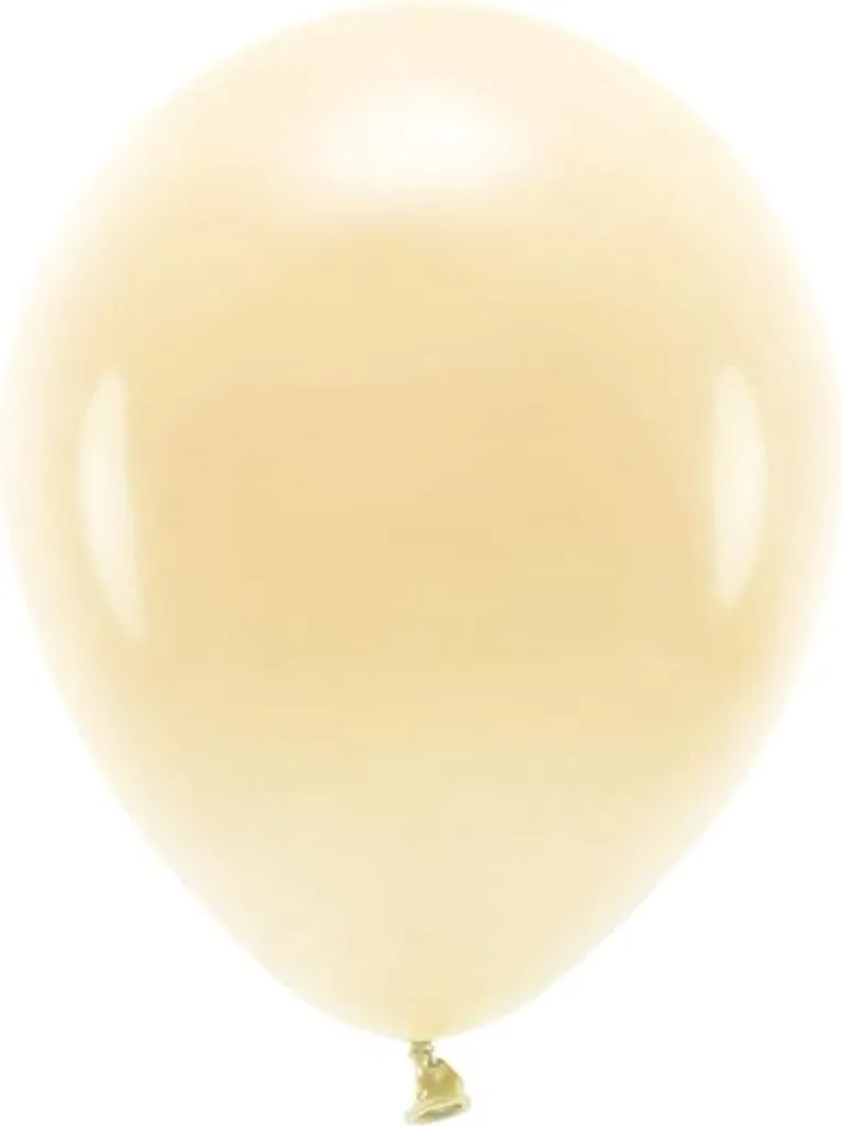 Ballons Écologiques Pêche Pastel 30cm - Latex Naturel Biodégradable