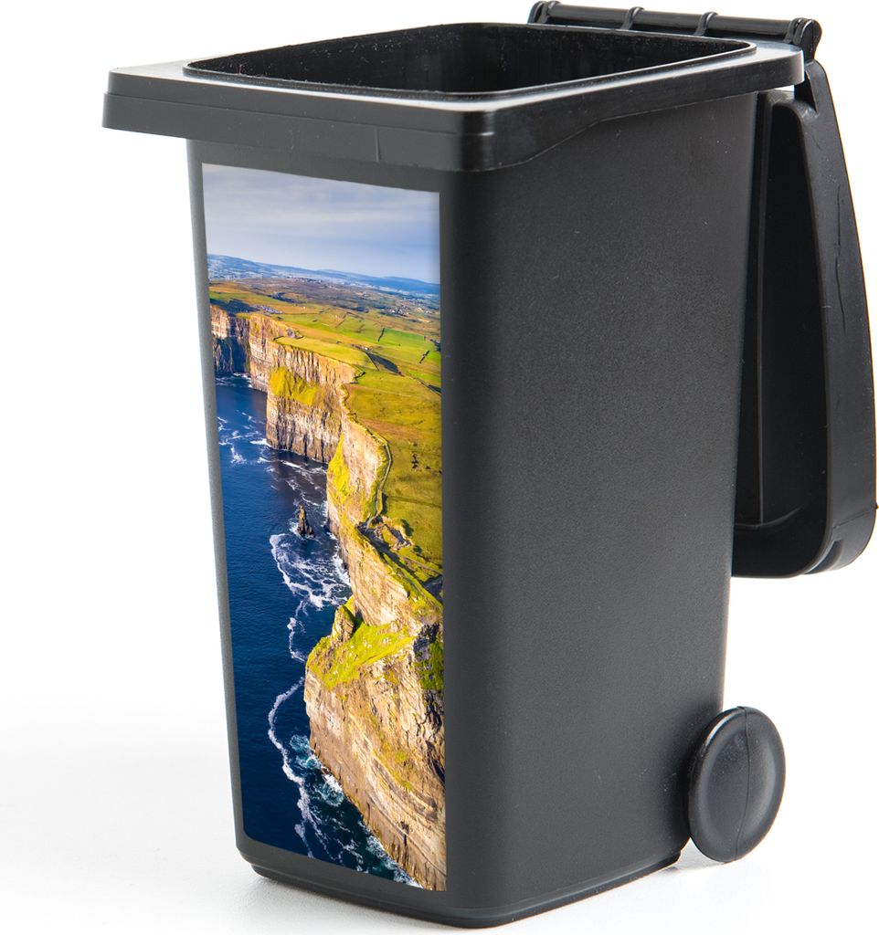 MuchoWow Mülltonnenaufkleber Die Cliffs of Moher an der Westküste Irlands 44x98 cm - Containeraufkleber - Aufkleber - Mülltonnen-Aufkleber
