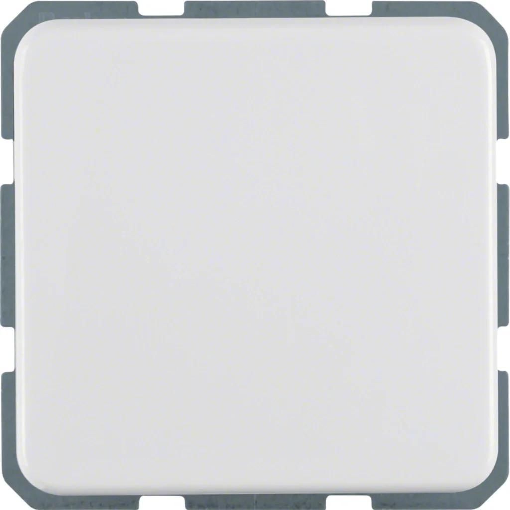 Hager Steckdose SCHUKO, Klappdeckel, Unterputz, IP44, polarweiß, 1 Stk.