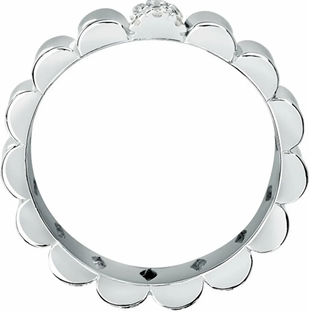 Anneau Large SAWA20 Argent Recyclé Durable - Design Moderne 56 mm