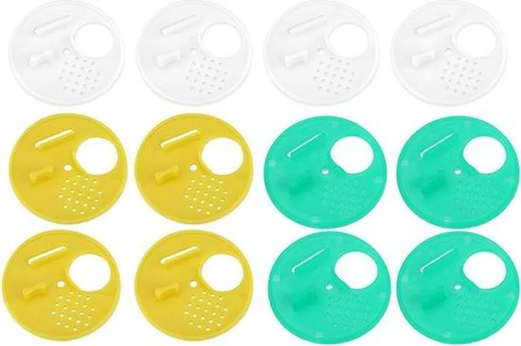 Disque d'entrée de ruche diamètre 12 cm en plastique pour apiculteurs
