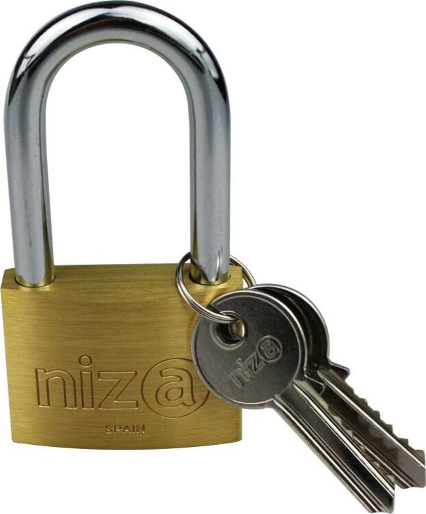 Vorhängeschloss 50 mm Kellerschloss großer Bügel Bügelschloss Kofferschloss