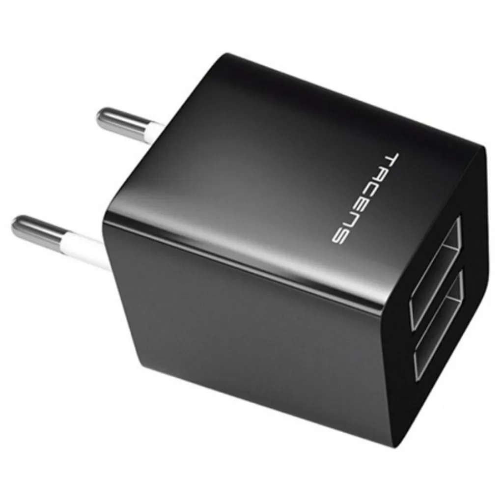 Caricabatterie Economico e Potente Tacens AUSB1 | Doppia USB 2.1A