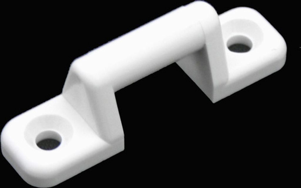 Gurthalter Gasflaschenhalter für Gasflaschen Wohnmobil Wohnwagen Caravan weiß