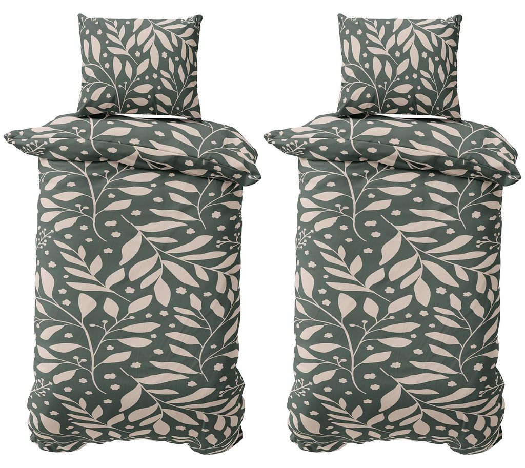 Bettwäsche Set 135x200 cm Jersey Baumwolle Bettbezug Produktbild 