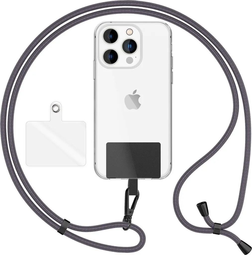 HoldMe Air Edition Cordino Smartphone 160cm Grigio Scuro - Shop Online