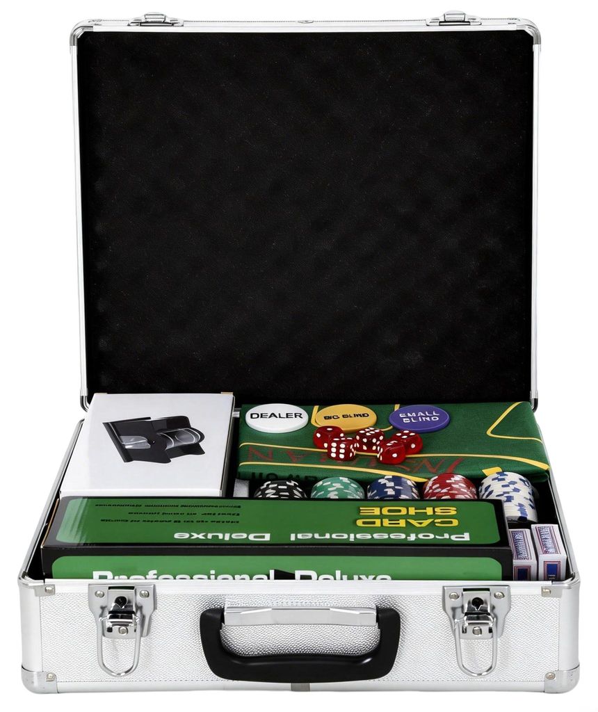 SPORTNOW Pokerkoffer abschließbar Pokerset mit Koffer 500 Produktbild 