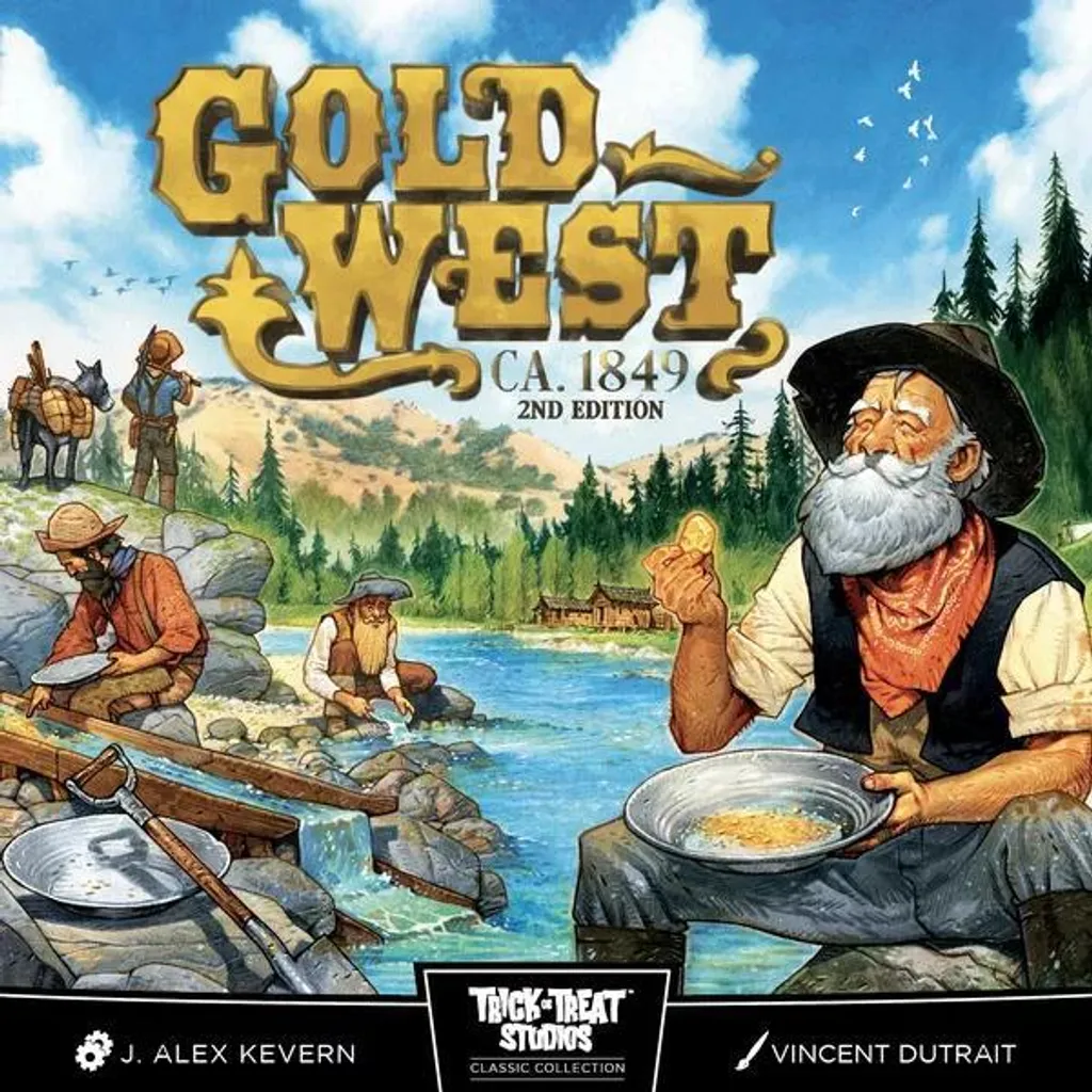 Jeu de Plateau Gold West 2e Édition : Devenez le Maître de la Mine