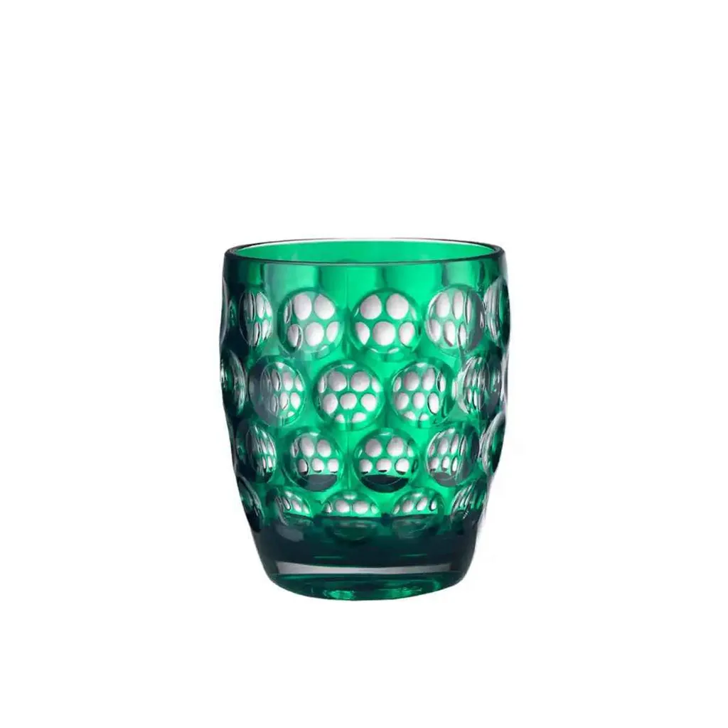 Set 6 Tumbler Lente Verde Mario Luca Giusti | Design Infrangibile