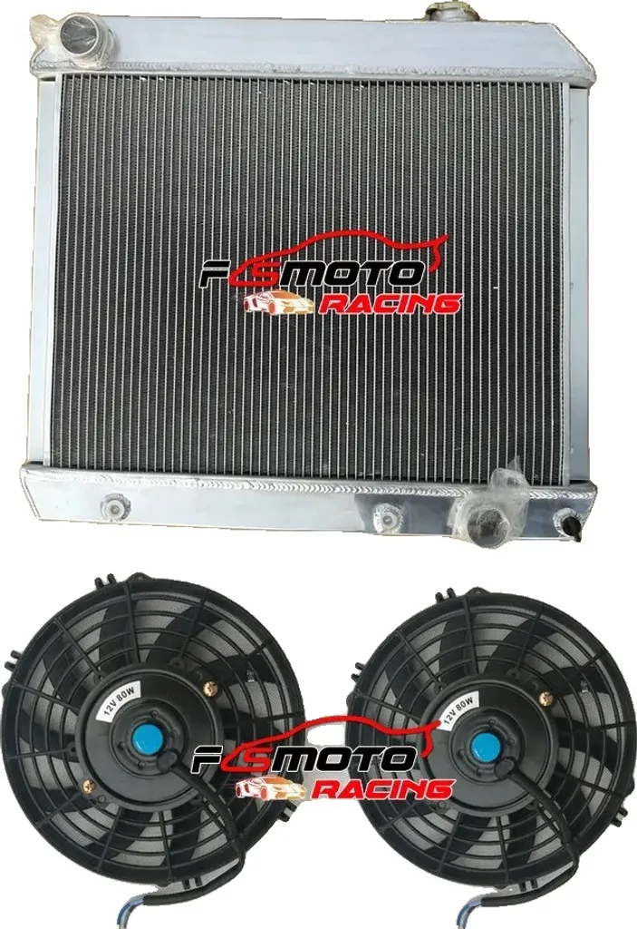 Radiateur Aluminium à 3 Rangs Performance avec Double Refroidisseur 12V