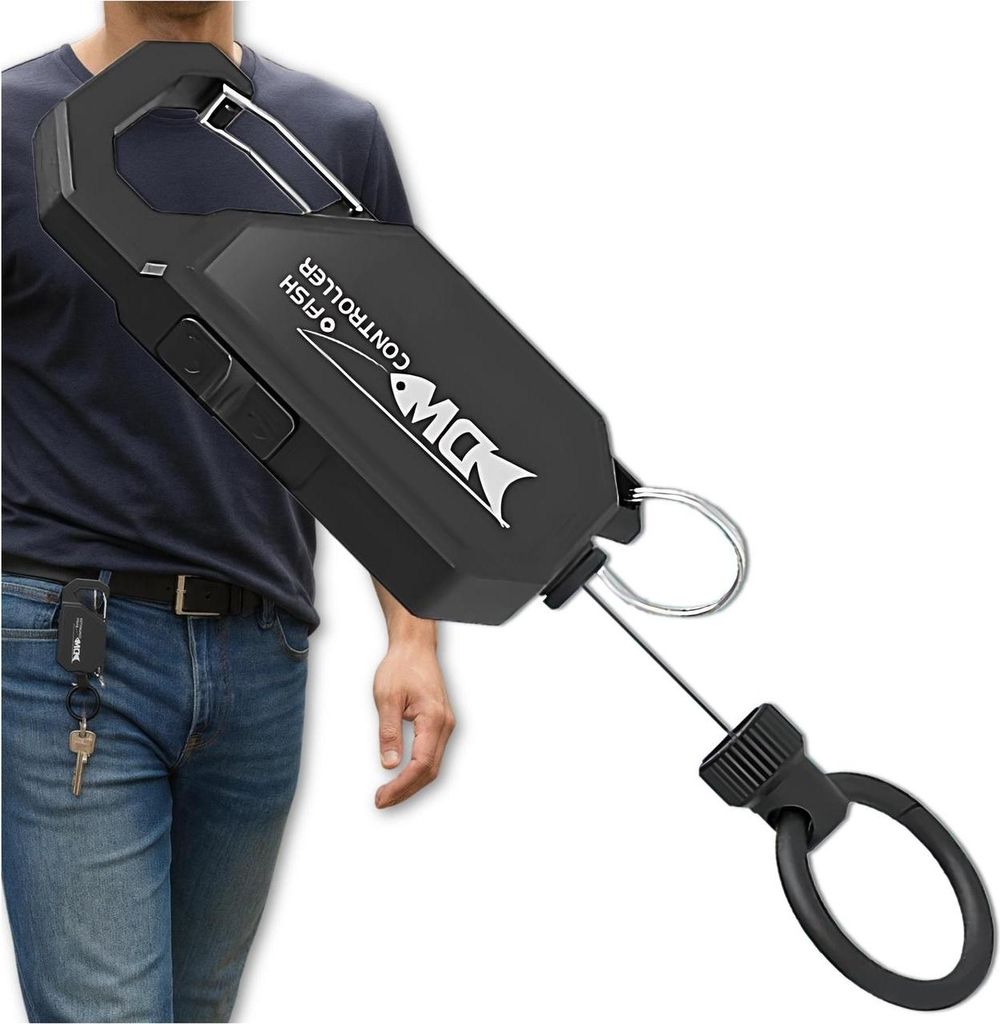 EDIBAZZAR | Schlüsselanhänger schwarz 100 cm mit Karabiner Produktbild 