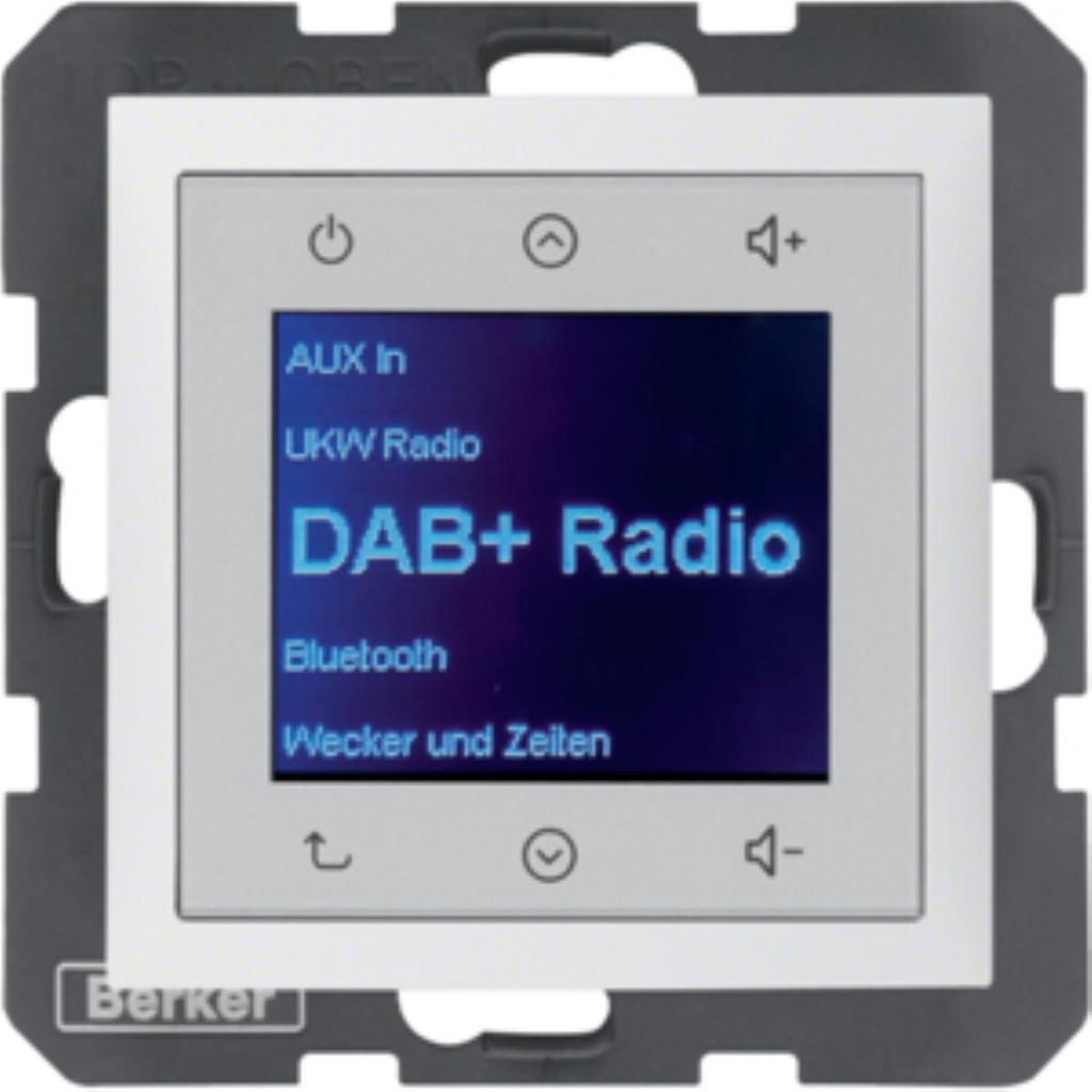 HAGER Berker B.Kwadrat/B.3/B.7 B.x Radio Touch podtynkowe Produktbild 