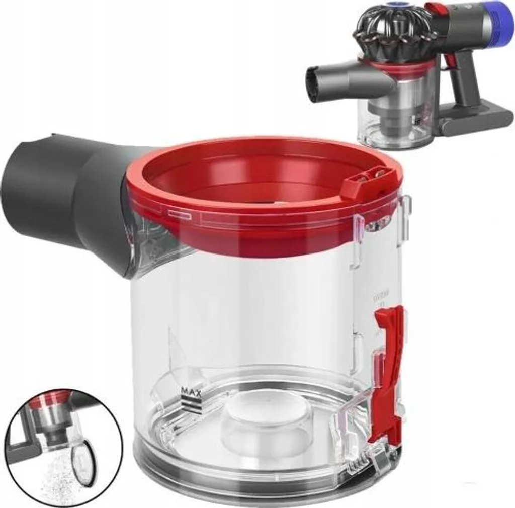Réservoir à poussière Dyson V7 V8 SV10 SV11 pour réparation châssis