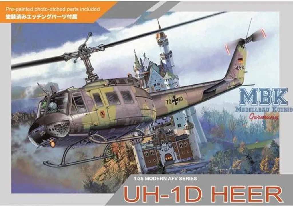 Maquette Hélicoptère Bell UH-1D Dragon 3542 Militaire à monter