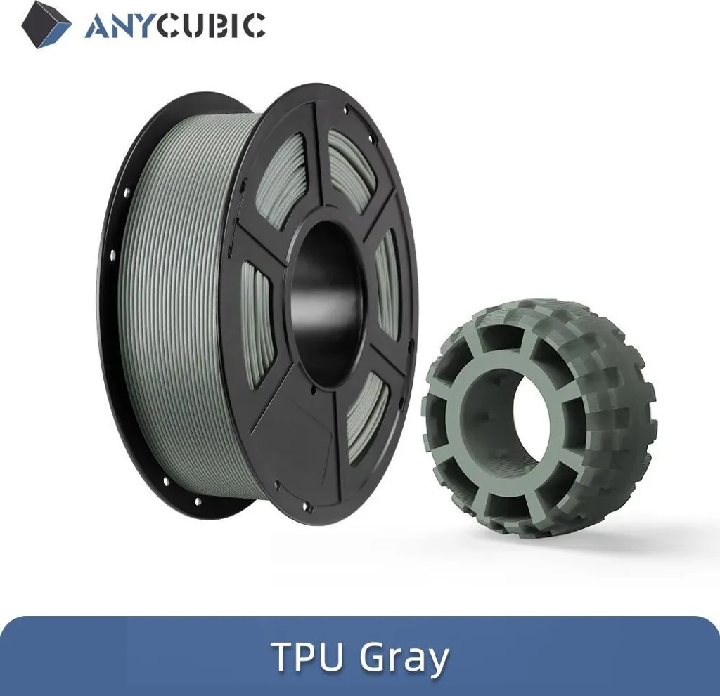Filament 3D PLA Gris pour prototypage et maquettes - 1kg haute qualité