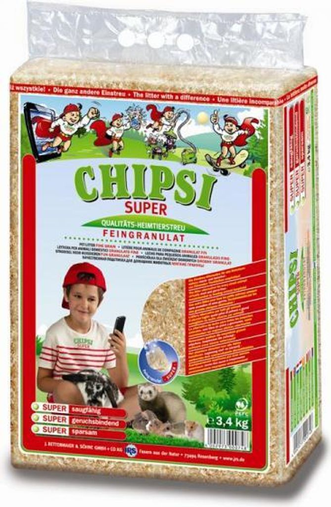 Chipsi 3,4 kg super granulí z měkkého dřeva Obrázek produktu 