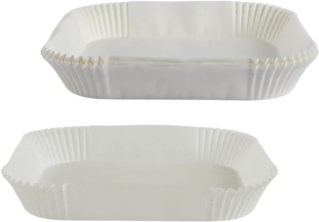 METALTEX 257727000 Airfryer Backpapier/Papiereinsatz 20 x 20 cm, quadratisch, 54 Stück, für Heißluftfritteuse, Ofen und Mikrowelle geeignet