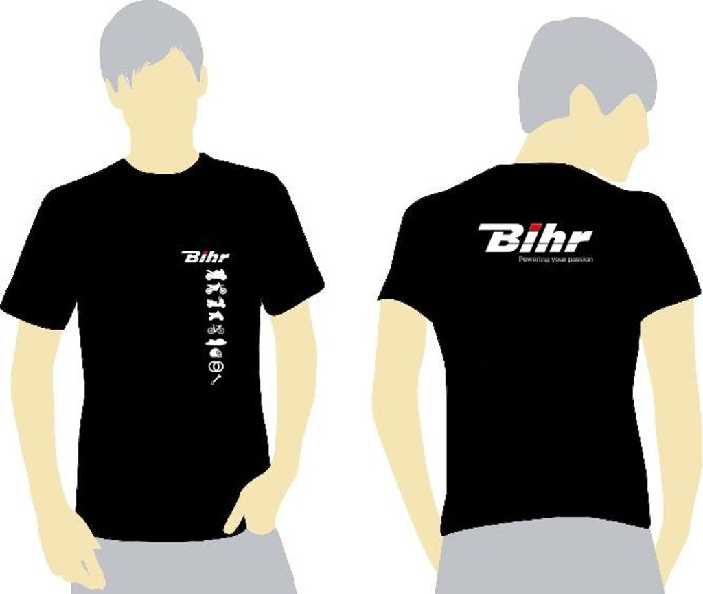 BIHR T-Shirt 2019 Schwarz - Größe XXL