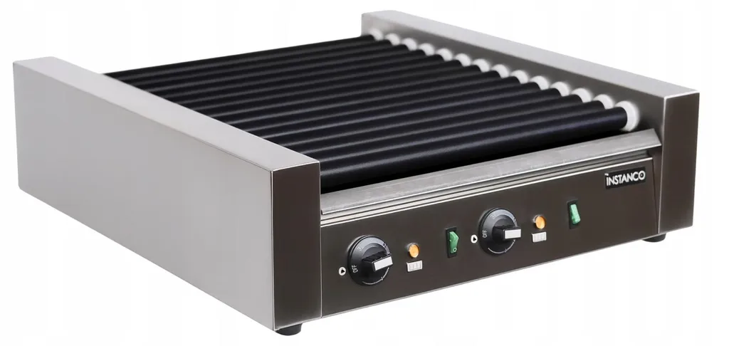 Cuisinez des Hot-Dogs Uniformes avec ce Grill Inox à Double Zone