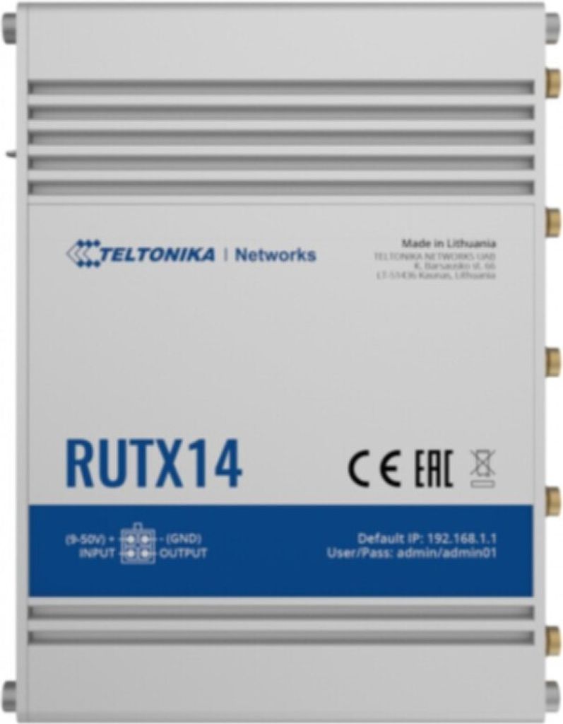 Teltonika Router RUTX14 4G LTE CAT12