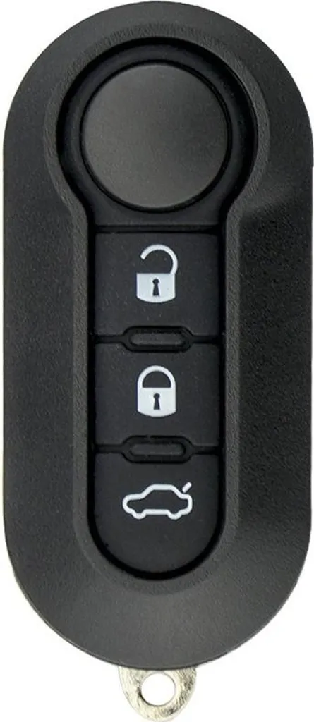 Cover Chiave Auto per Fiat Iveco Daily Guscio 3 Tasti Nero INF
