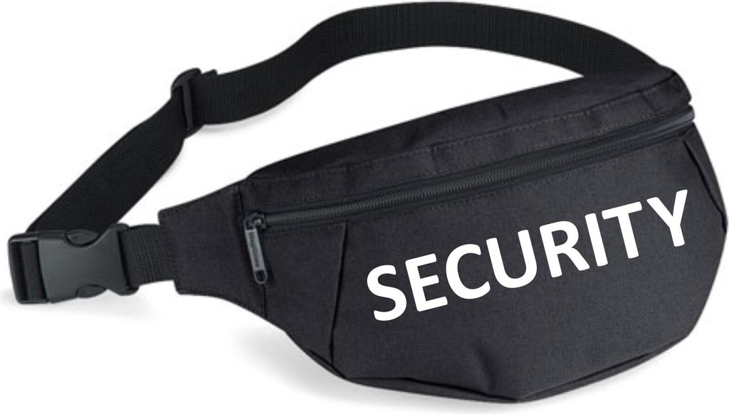 SECURITY Bauchtasche Schwarz Produktbild 