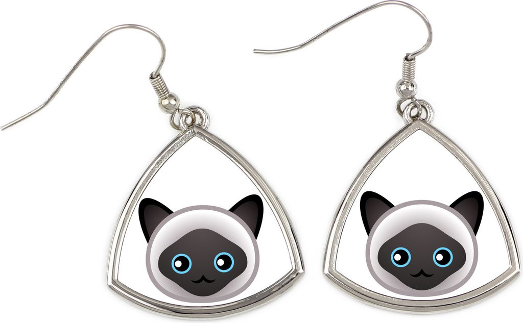 Himalayan - elegante Metall-Ohrringe als Geschenk der Marke Art-Dog