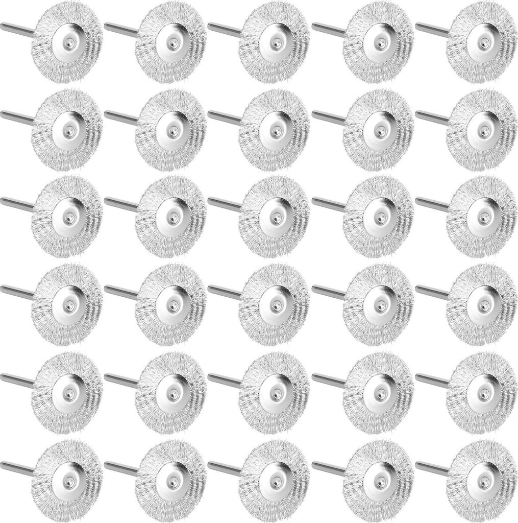 30 Prozent Pinselrad Flach Mini Holzschnitzrost/Korrosion/Lackentfernung Polierwerkzeuge