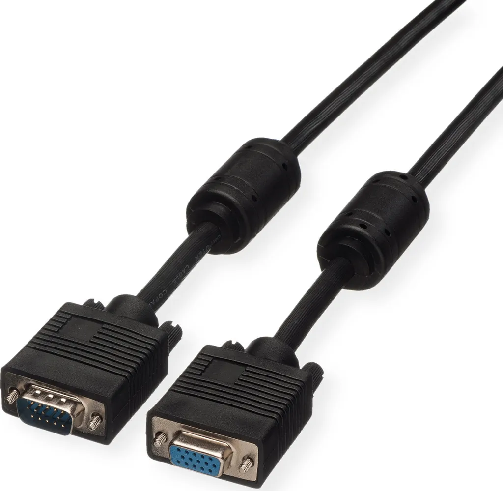 Roline Prolunga VGA 10m HD15 M/F | Cavo Monitor Professionale Schermato
