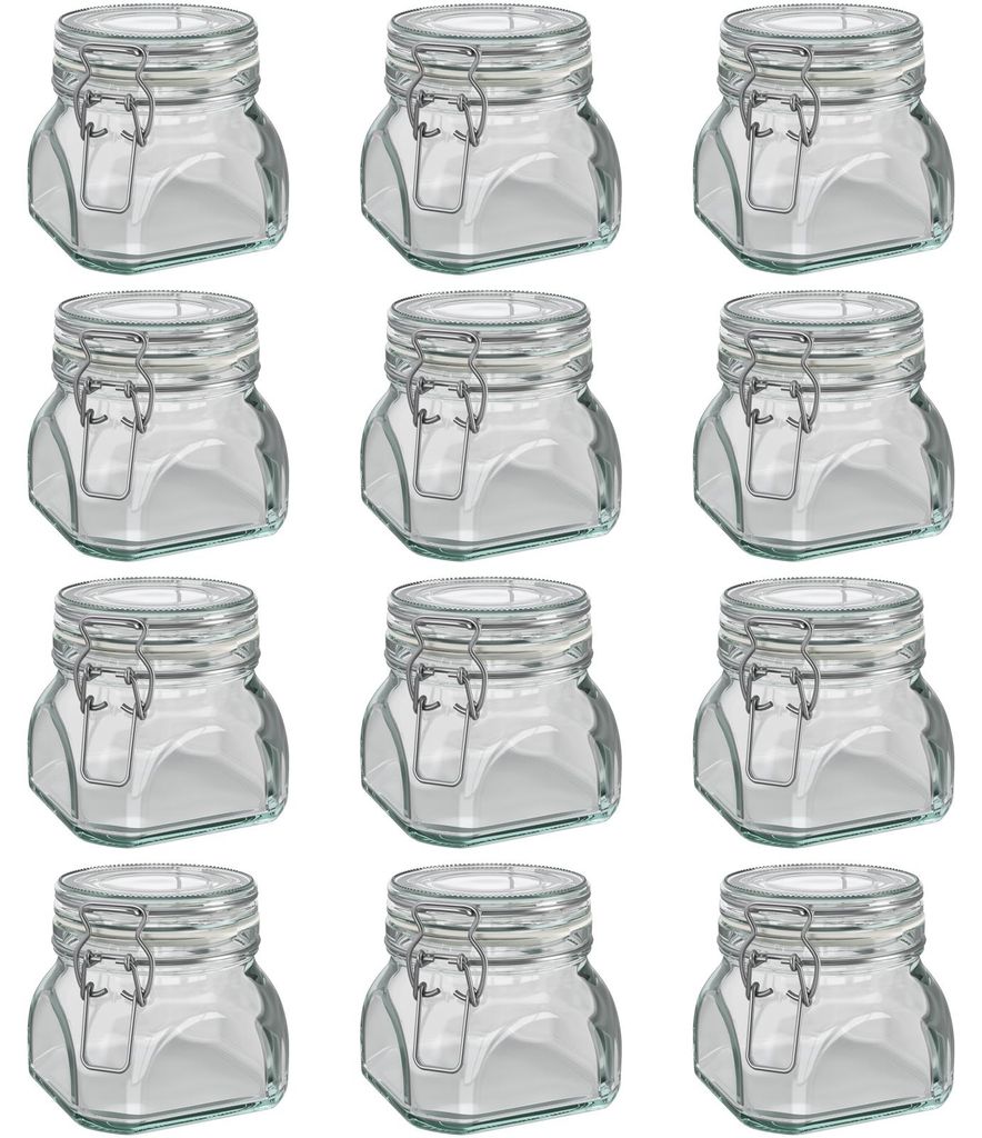 Wellgro Einmachglas mit Bügelverschluss - 550 ml Produktbild 