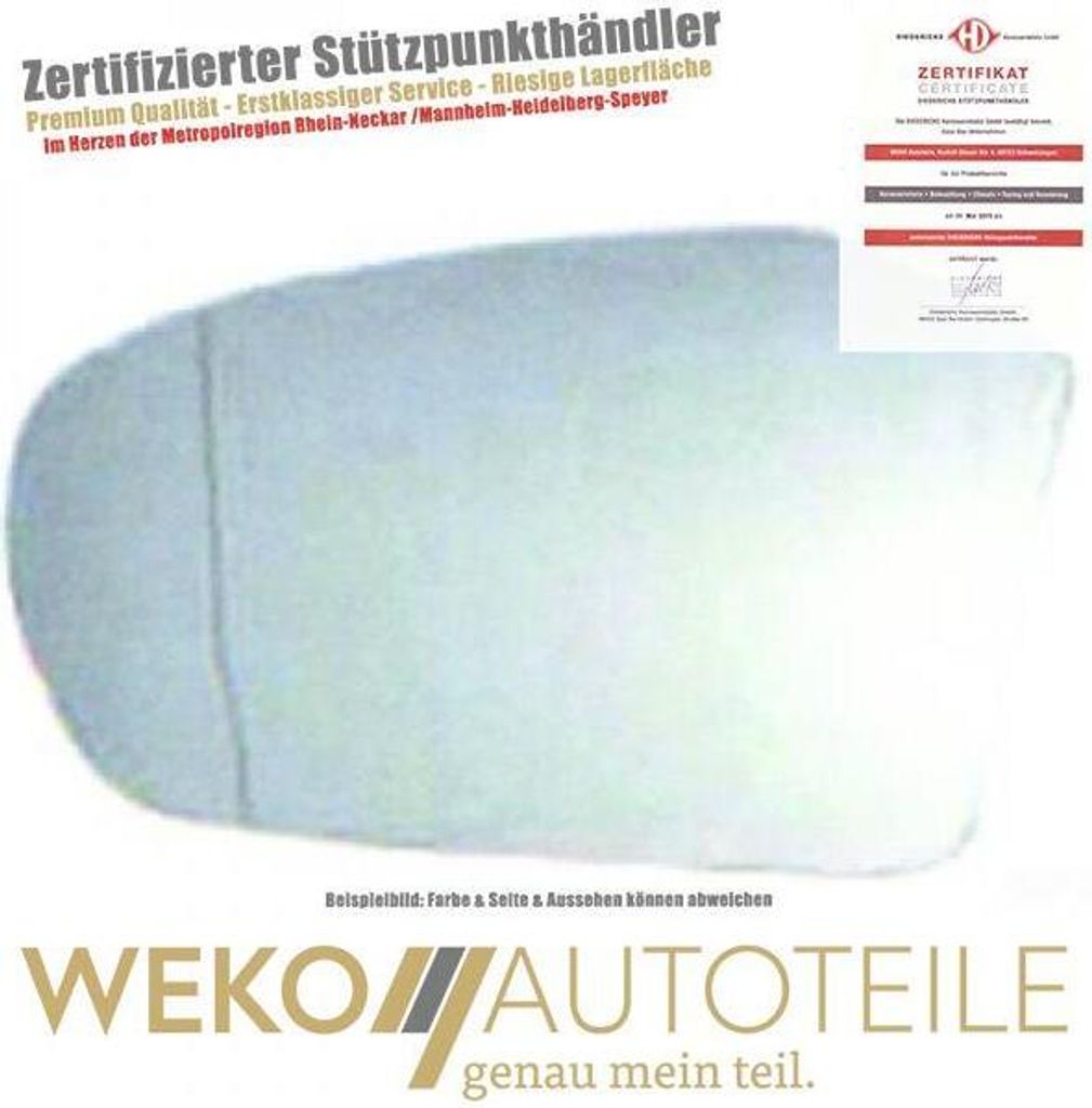 Diederichs Spiegelglas li. A+B-Klasse, 04-08