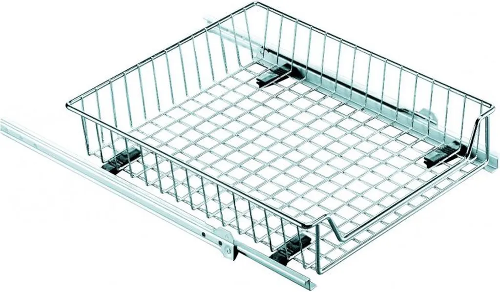 Estraibile per Mobile Cucina 50 cm - Cesto Acciaio con Guide Soft-Close