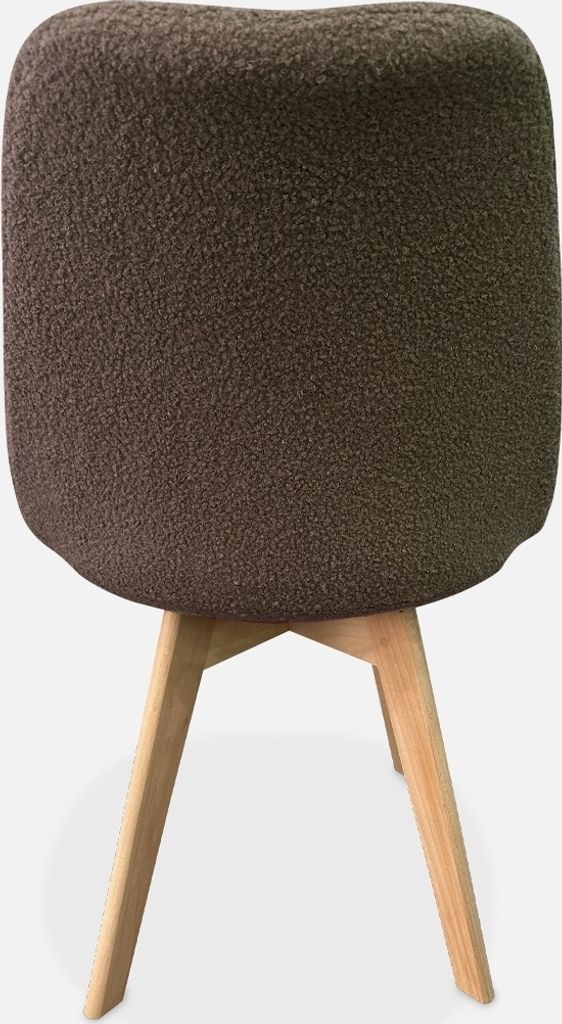 sweeek - 4er-Set skandinavische Stühle mit Holzbeinen - Produktbild 6