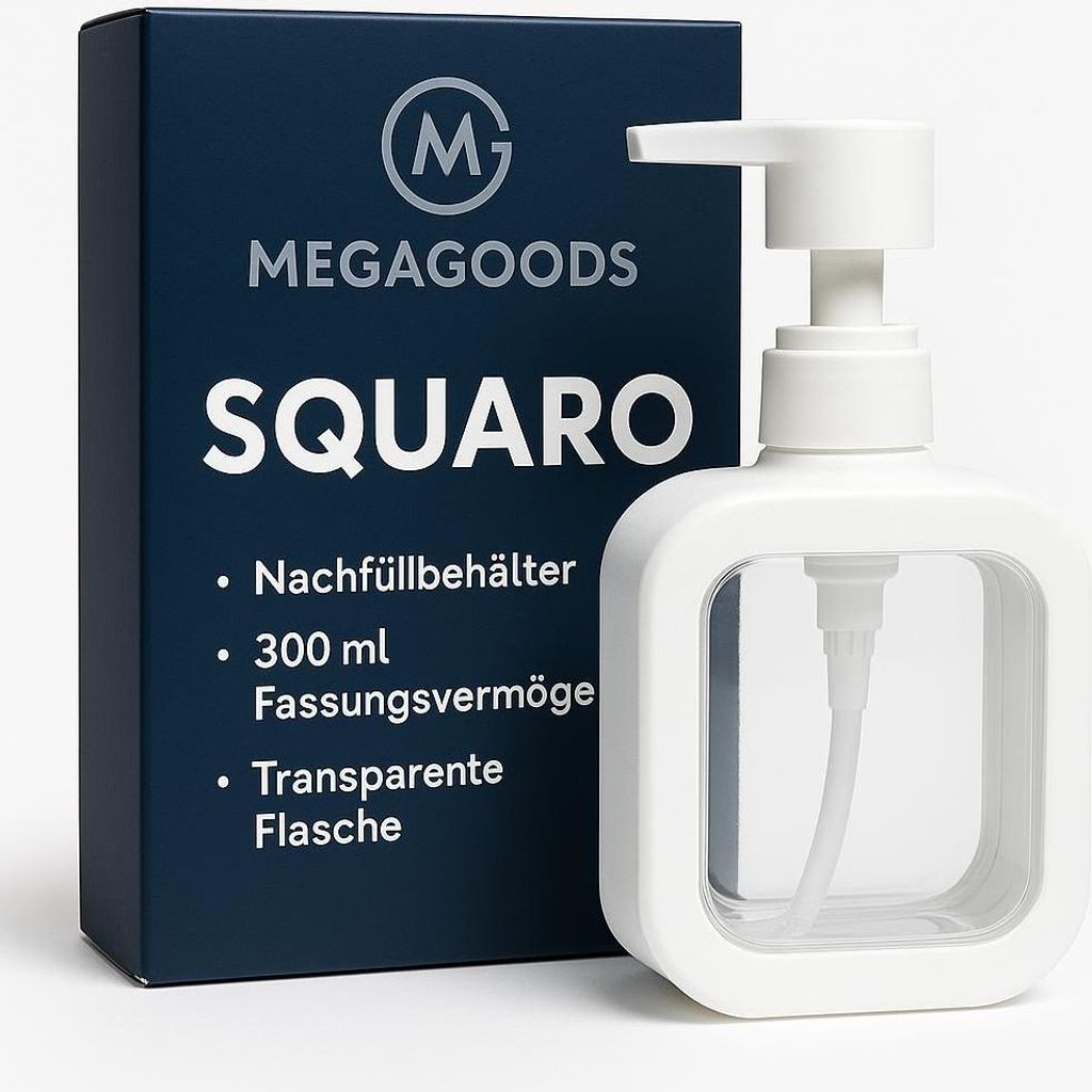 Nachfüllflasche 300 ml groß für Shampoo Duschgel Seife Spender DE.