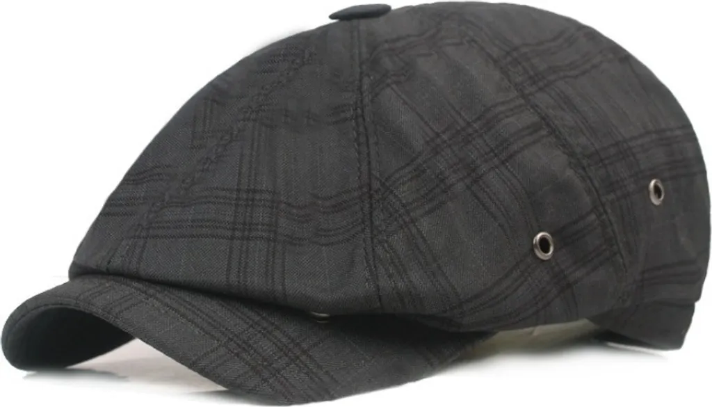Berretto con Visiera Xavier Uomo Nero 59cm KP25646 | Cappelleria Online